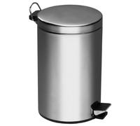 12 LTR Cromado Cubo de Basura con Pedal