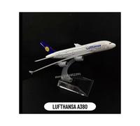 (12.LUFTHANSA A380)Scale 1:400 Metal Aircraft Replica Emirates Airlines A380 B777 Airplane Diecast Model Aviation Plane Collectible Toys for Boys
