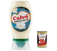 12 Mayonesa Calvé Maionese Fresca Ma-Yò con yogur bajo en grasa y 55% menos de grasa*, ideal para ensaladas de arroz, patatas frías y ensaladas grandes 250 m + Polpa italiana Gourmet 400 g