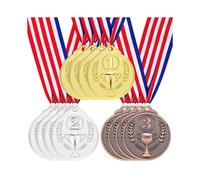 12 Medallas de Premio, Medallas de Ganador de Oro, Plata y Bronce, 1.º 2.º 3.º Premios para Competiciones