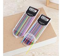 12 minas de colores de 2 mm, 90 mm de alto, para lápices mecánicos con estuche, recambios de plomo preafilados, recambios de plomo coloridos para dibujo, escritura, manualidades, bocetos