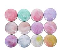 12 mini cajas de hierro para guardar pastillas, contenedores portátiles de hojalata, latas para maquillaje