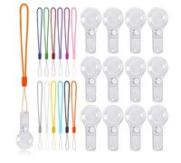 12 Mini Lupas de Gran Aumento 5X y 10x Incluyen Cordones Coloridos Ideales Niños Explorar Naturaleza Ayudar Adultos Leer Lupa Niños Magnifying Glass Descubrimientos