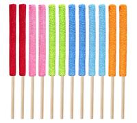 12 mini palillos de limpieza de grietas, cepillo de microfibra para limpiar el polvo, para ventanas, ventiladores, persianas y rejillas de ventilación de coche, 12 unidades