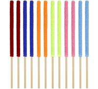 12 mini plumeros para limpieza, paño de toalla de microfibra con detalles de plumero, herramienta de limpieza de hendiduras, pequeño plumero de ventilador policromático para espacios pequeños,