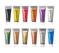 12 ml de pintura acrílica perla metalizada oro plata pigmentos de resina para UV epoxi accesorios de joyería Malingen correr pintura pintura metálica profesional sets sobre lienzo sobre madera