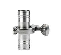 12 mm/19 mm/25 mm/38 mm/51 mm Juego de pilares de manguera sanitaria con funda OD 50,5/64 mm + 1,5" 2" Tri-Clamp + junta de silicona acero inoxidable SS304(32mm x Ferrule 50.5)