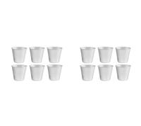 12 moldes de aluminio para hornear Dariole, pudín, postre, crema, redondos, antiadherentes, para tartas de huevo