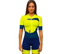 12 monos de una pieza para bicicleta de triatlón, traje de ciclismo para mujer, equipo profesional, manga corta, transpirable, XS-3XL, 4, M