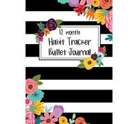 12 Month Habit Tracker Bullet Journal: Creative Bujo Lifestyle Self Care Logs and Trackers Notebook with Monthly Seasonal Themes