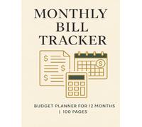 12 month payment budget tracker: Notebook to keep track of your payments and budget 100 page large print 8.5-11 size book.: Stay Organized & In ... Bills, Expenses, and Payments All Year Round