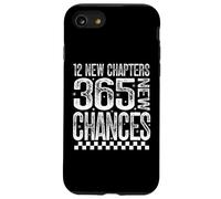 12 Nuevos capítulos 365 Nuevas oportunidades Positivo Feliz Año Nuevo 2026 Carcasa para iPhone SE (2020) / 7/8