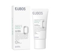 12% OMEGA CREMA FACIAL DE EUBOS OMEGA-12 RESCUE: cuidado facial nutritivo y calmante | Para pieles secas, sensibles y propensas a los eccemas | Vegana | 50ml