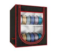 12 organizadores para impresión 3D, construcción de doble cubierta, reduce las fricciones, capacidad para 12 rollos portátiles para estuche de tela de viaje