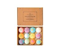 12 Pack 60g Bath Bombs for Home & Hotel, Moisturizing Body Cleaner with Spa Bubbles for Dry Skin