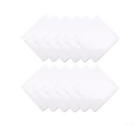 12-Pack Cotton Dinner Napkins 40x40cm White | 12-pack value set, cotton material, ultra-absorbent, pre-washed lint-free, para ideal for daily dining