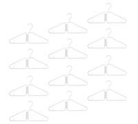 12 Pack Folding Hangers, Foldable Coat Hanger, Portable Travel Hangers for Clothes & Coat, Space Saving Fold in Half Desig, Suitable for Home, Traveling, Cruise (F)