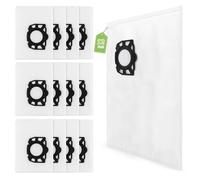 12 Pack para Kärcher WD2 Plus / WD3 / KWD1 / KWD2 / KWD3 /WD3.200-WD3.800M Bolsas de Polvo para Kärcher SE4001/SE4002 Bolsas de Aspiradora Replacement Repuesto