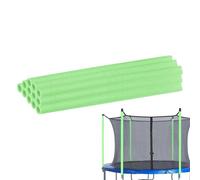 12 Pack Universal Trampoline Pole Foam Covers, Shock Absorption Hollow Foam Protective Sleeves, Soft Sponge Padding, Safety Replacement Guard Tube Covers For Outdoor Backyard Garden Playground