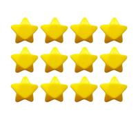 12 Pack Yellow Star Stress Balls - Soft Sponge Squeeze Balls | Star Shaped Stress Reliever For , Kids, Adults, Party Favors, Classroom Prizes, Office and Fun