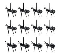 12 palillos de dientes reutilizables con forma de hormigas, para aperitivos, pasteles, postres, frutas, para niños, cócteles, almuerzos, fiestas, bebidas reutilizables