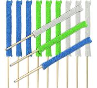 12 palillos de microfibra para limpiar grietas, cepillo de microfibra para limpiar el hogar, teclados, ventanas de coche, espacios pequeños
