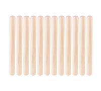 12 palos de ritmo de música portátiles de madera dura para practicar y aprender duraderos