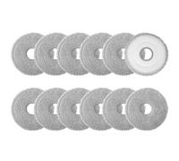 12 paños de Limpieza de Repuesto para los Robots Aspiradores para Dreame L10 / L10s Ultra / L20 Ultra Complete / L40 / L50 / X30 / X40 / X50, para Xiaomi X20 Pro/Max, Accesorios de Microfibra Lavables