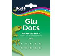 12 Paquetes de Bostik Bostick Blu Tack azul Tac Tak Sticki Sicky pegamento adhesivo puntos extraíble 64 puntos por paquete