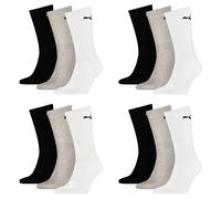 12 Par Puma Calcetines de Deporte Tenis Talla 35-49 Unisex para Ella y Él