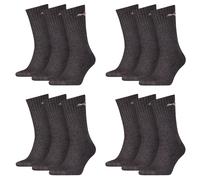 12 Par Puma Calcetines de Deporte Tenis Talla 35-49 Unisex para Ella y Él