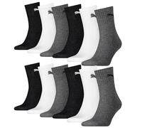 12 Par Puma Calcetines Short Crew de Deporte Tenis Talla 35-49 Unisex Colores