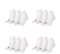 12 Par Puma Unisex Calcetines de Cuarto Zapatillas Talla 35-49 Mujer Hombre