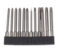 12 para puntas Destornillador 75mm Magnéticas PH SL 12 para puntas | Magnéticas, sujetan tornillos, 12 piezas, 75mm largo, cabezal 1/4 pulgada