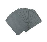 12 Parches Ropa Termoadhesivos Gris Oscuro - Parches para Ropa y Parche de Vaquero para Reparación de Bolsillos, Parche Ropa Termoadhesivo, Ideal para Jeans y Ropa Casual