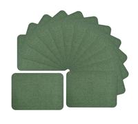 12 parches termoadhesivos para reparación de planchas, para vaqueros y ropa, reparación de pantalones, bolsas, agujeros, parches y decoración (verde)