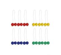 12 Pares Bolas para Ladder Golf Cuerda 50cm PP 12 Pares Bolas
