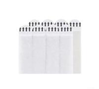 12 pares de adhesivos de doble cara para marcos de fotos, espejos y decoración del hogar sin clavos ni marcas (19 x 92 mm, 12 pares)