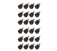 12 pares de almohadillas de reparación de talón de zapatos negros, puntas de repuesto para taco alto, varios tamaños