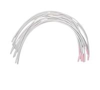 12 Pares de Aros para Sujetador, Aros de Sujetador Acero Inoxidable con Extremos de Plástico, Recambio de Aros para Sujetador de Acero Inoxidable, 8 Tallas, (101, 110)