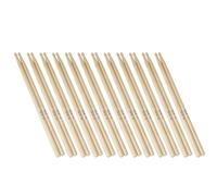 12 pares de baquetas de madera de arce 5A/7A, cómodas, antideslizantes, ligeras, de madera de arce, para bateristas, principiantes, baquetas de madera de arce, prácticas, ligeras y flexibles