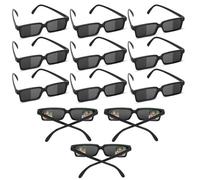 12 Pares de Gafas Espía para Niños, Gafas de Sol con Espejo Retrovisor Que te Permiten Ver Detrás de ti Detective con Espejos en el Interior de las Lentes Dispositivos Espía para Niños y Niñas
