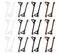 12 Pares De Ganchos Antideslizantes Para Gafas, Ganchos Anticaída De Silicona, Accesorios De Fijación Para Gafas, Cubiertas Para Piernas De Gafas, Accesorios Para Gafas