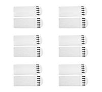 12 pares de ganchos de pared con cinta adhesiva que no deja residuos, solución para colgar cuadros, gancho de pared adhesivo fuerte adecuado para uso doméstico, adhesivo de sujeción fuerte