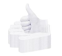 12 pares de guantes blancos de algodón para uso general, guantes hidratantes con forro S-XL I7F3