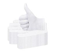 12 pares de guantes blancos de algodón para uso general, hidratantes, tamaño W7A4, forro S-XL