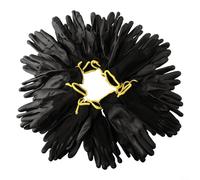 12 pares de guantes de trabajo con revestimiento de poliuretano, guantes de seguridad antideslizantes y a prueba de polvo para jardinería, construcción y trabajos de montaje general (M)