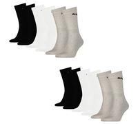 12 Pares Puma Calcetines Cush Crew Deportivos Tenis Talla 35 - 46 Unisex