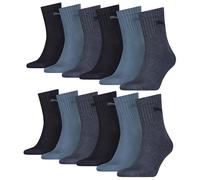 12 Pares Puma Calcetines Short Crew Tenis Casual Unisex Talla 35-49