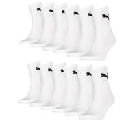 12 Pares Puma Calcetines Short Crew Tenis Casual Unisex Talla 35-49